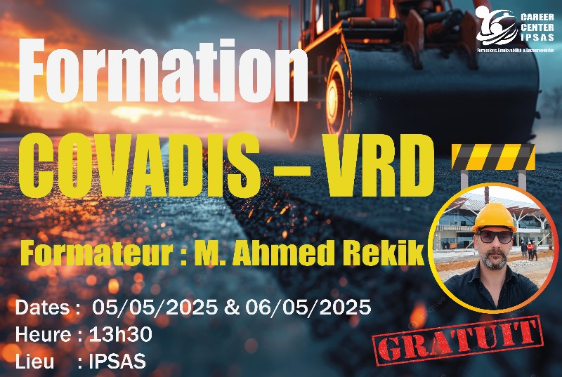 Formation COVADIS-VRD par M. Ahmed Rekik