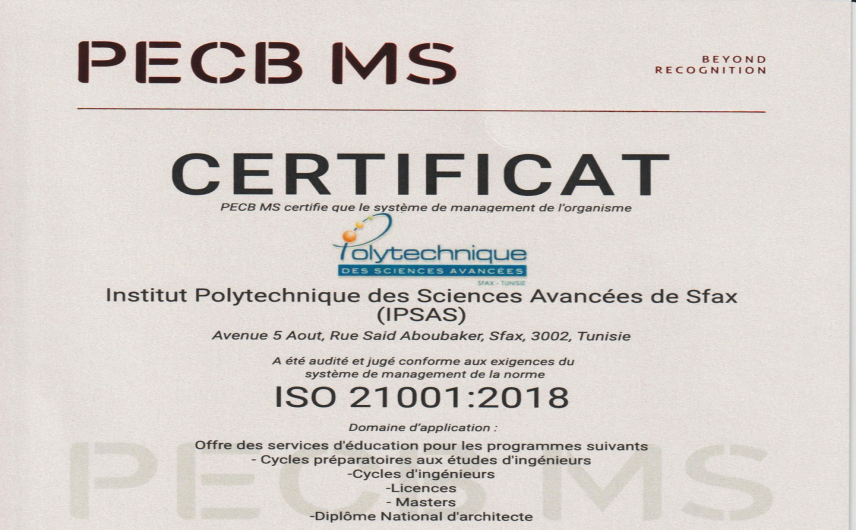 IPSAS renouvelle sa certification ISO 21001:2018 avec succès !
